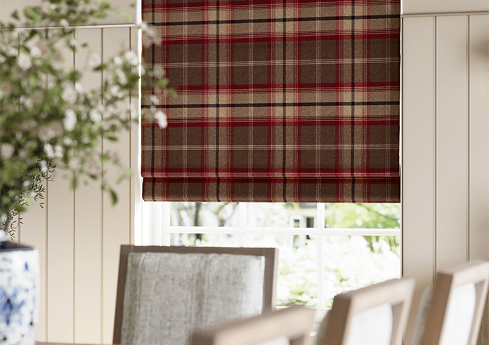 Highland, Rosso - Roman Blind - Image 5